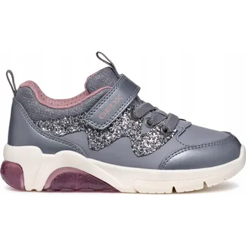 Dívčí tenisky Geox Dívčí tenisky J Fadinlight Girl J46M4D 054AJ C1FK8 D šedé