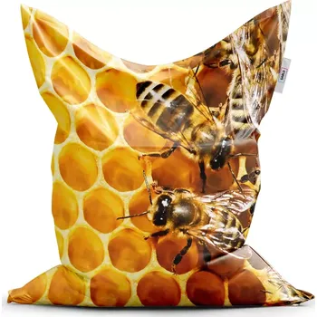 Sedací pytel Sablio Sedací vak Classic Včely - 150x100 cm