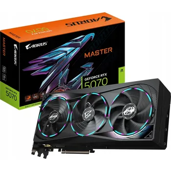 Grafická karta Gigabyte grafická karta RTX 5070 Aorus Master 12 GB GDDR7 192-bit HDMI/DP