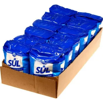 Přisada na vaření a pečení CZ distribuce Solné mlýny Sůl jedlá mořská s jódem 12 x 1 kg