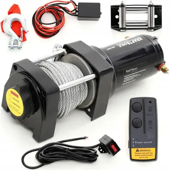 Stavební technika ELEKTRICKÝ NAVIJÁK 12V 3000LBS 1361KG 1kW AUTOMOBILOVÁ KD1562