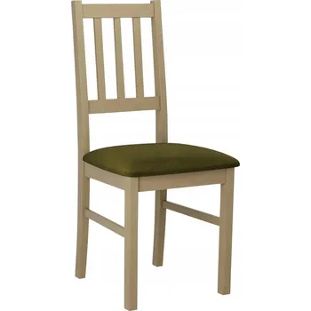 Jídelní židle Židle do kuchyně EDON 4 - dub sonoma / tmavá olivová