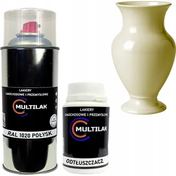 Barva ve spreji Lak ve spreji na vázy RAL 1020 LESK