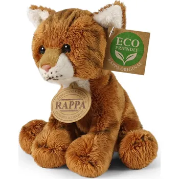 plyšák Plyšová kočka rezavá sedící 14 cm eco friendly