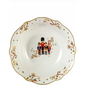 Talíř Magnoble, hluboký talíř na polévku LOUSKÁČEK NA OŘECHY