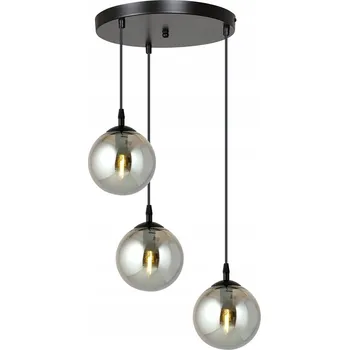 Emibig COSMO 3 BL PREMIUM GRAFIT Závěsné svítidlo Ocel lakovaná sklo