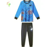 Chlapecké pyžamo Kugo MP5891 modré (Bavlněné pyžamo pro kluky v junior velikostech)