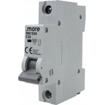 Jistič Jistič 6kA 1P TYP C 20A 240V/415V pro lištovou montáž U