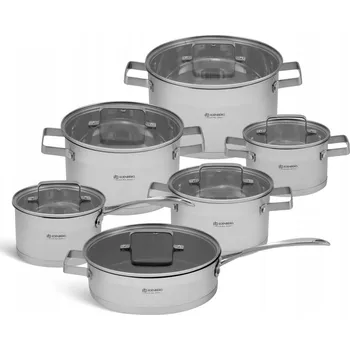 Sada nádobí Sada hrnců Edenberg nerezová ocel 12 ks.