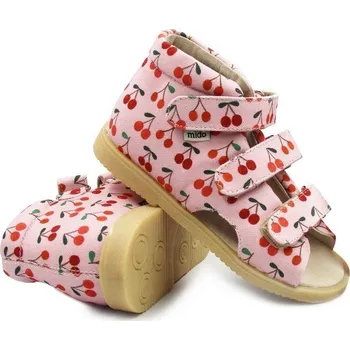 Dívčí tenisky Růžové preventivní boty pro dívky s třešněmi Mido Cherry Pink 36