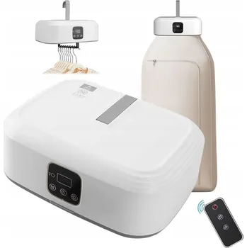 Sušák na prádlo PŘENOSNÁ MALÁ SKLÁDACÍ SUŠÁK PRÁDLA S TEPELNÝM ČERPADLEM 600W S DÁLKOVÝM OVLÁDÁNÍM