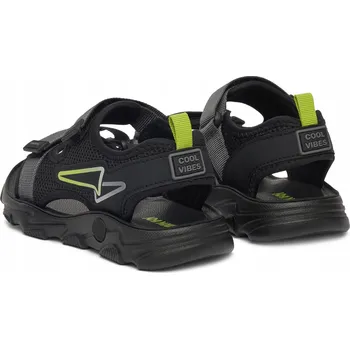 Dámská obuv Action Boy sandály Chlapci černé P4230801