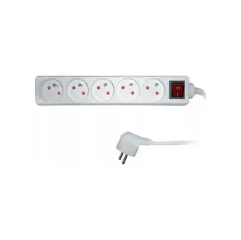 Napájecí kabel Prodlužovací Kabel s přepěťovou ochranou Retlux 2 m, 5 zásuvek ks bílý