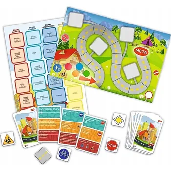 Desková hra Stolní hra Dopravní provoz, kreativní hry pro děti, hry na procvičování paměti, deskové hry pro celou rodinu, logická skládačka, logické hry ke skládání Trefl
