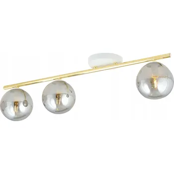 Emibig MONZA 3 WH GRAFIT Stropní Stropní Svítidlo / stropní svítidlo Ocel lakovaná, sklo Bílá