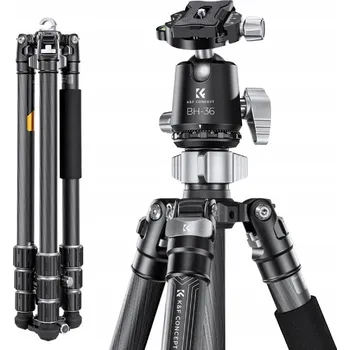 Stativ Tripod K&F Concept X284C4 172 cm černý