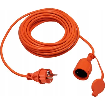 Napájecí kabel HOROZ Prodlužovací Kabel Zahradní Stavební Silný Tlustý S Uzemněním 3500W 3x1,5mm IP44 15m