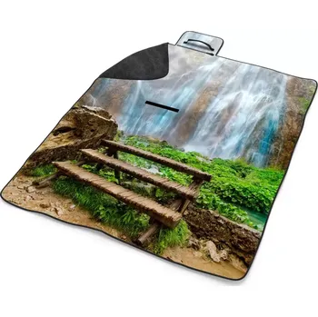 deka Sablio Plážová deka Posezení u vodopádu: 200x140 cm