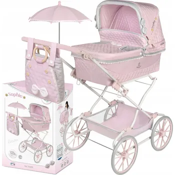 Kočárek pro panenku XXL Kočárek pro velké panenky do 55 cm Sophie DeCuevas Toys 82075