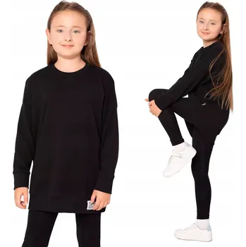 Chlapecká mikina MAZE DĚTSKÁ BAVLNĚNÁ MIKINA BASICKIDS OVERSIZE 122