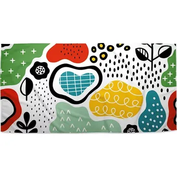 Osuška Sablio Ručník Dětské malování - 50x100 cm