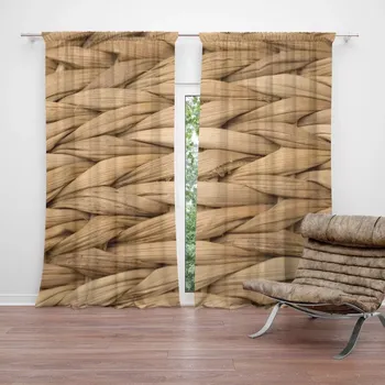 Závěs Sablio Závěs Banánové listí 2: 2ks 140x250cm