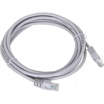 Síťový kabel Patchcord Gembird U/UTP 5e RJ45 / RJ45 3 m šedý