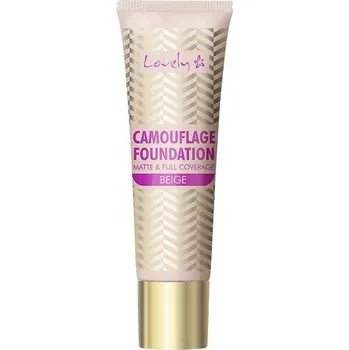 Make-up Lovely Camouflage Foundation krycí podkladová báze na obličej 4 Beige 25g