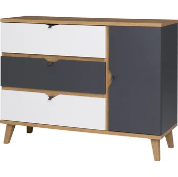 Komoda Komoda GiB Meble 120 x 40 x 90 cm dub zlatý matný