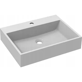 Umyvadlo na desku obdélníkové Veneti bílé