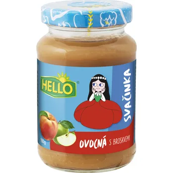 Dětská výživa CZ distribuce HELLO Svačinka broskev 190 g