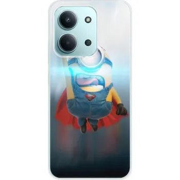 Pouzdro na mobilní telefon Odolné silikonové pouzdro iSaprio - Mimons Superman 02 - Xiaomi Redmi 15C