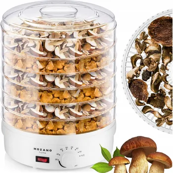 Sušička potravin Sušička potravin Mozano Food Dehydrator 500W, 6 sít, bílá