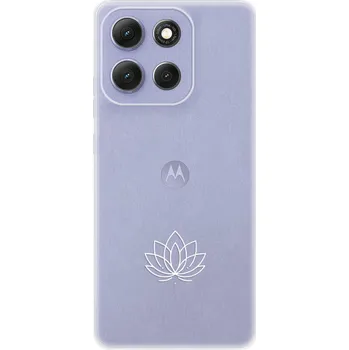 Pouzdro na mobilní telefon Odolné silikonové pouzdro iSaprio - čiré - Lotos - Motorola Moto G86 5G