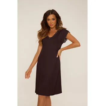 Dámská erotická košilka Dámská košilka Hazell De Lafense, černá 2XL i170_32926808160509900