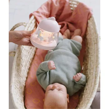 Lampička Barevná Noční lampa Rabbit & Friends