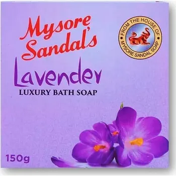 Mýdlo Levandulové mýdlo v kostce Lavender Bath Soap Mysore Sandal 150g