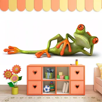 Tapeta Sablio Tapeta Ležící žába - 125x75 cm