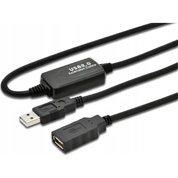 Datový kabel Microconnect USB2.0AAF05A USB kabel 0,5 m, USB 2.0 A, černý