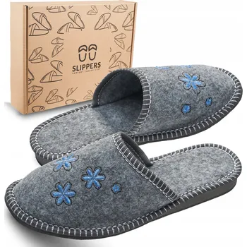 Dámské pantofle Dámské Pantofle Domácí Plstěné Pohodlné Odolné Teplé Bačkory Velikost 37