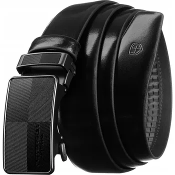 Opasek Kožený opasek ke kalhotám pánský automatický z pravé kůže pásek Peterson