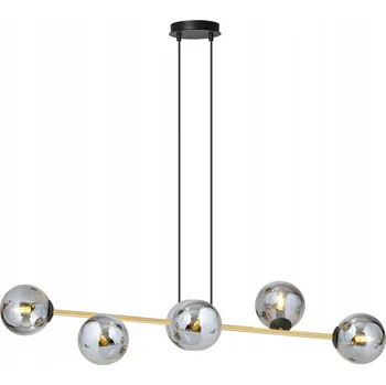 Emibig GRAVITY 6 BL GRAFIT Závěsné svítidlo Ocel lakovaná sklo Černá