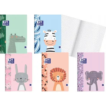 Sešit Oxford Kids sešit A4, 32 listů, čtvereček, mix barev