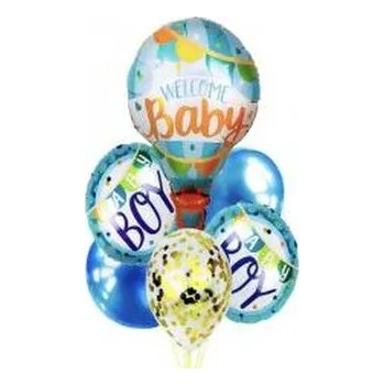 Balónek Zestaw balonów Baby Boy