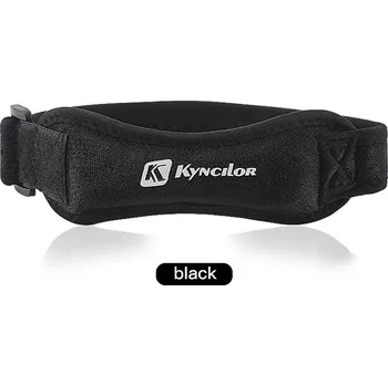 Kolenní páska s nastavitelnou kompresí | ortéza, bandáž - černý