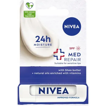 Péče o rty NIVEA MED REPAIR Ochranný a pečující balzám na rty s SPF15 4,8g