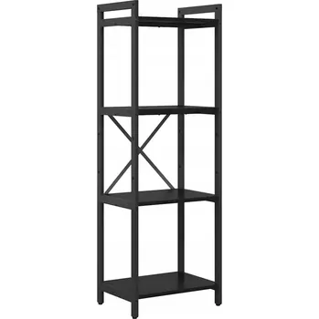 Knihovna Dřevěná police VidaXL 30 x 40 cm dub černý