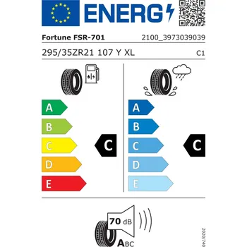 Letní osobní pneu Letní pneumatika Fortune FSR701 295/35 R21 107 Y zesílená (XL)