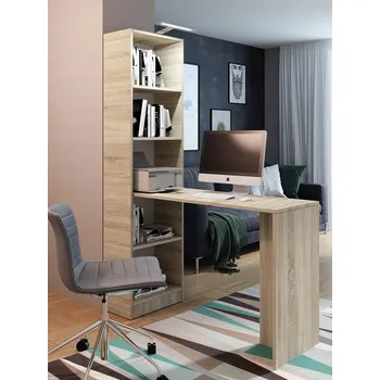 Psací stůl Obdélníkový psací stůl Veneti 125 x 50 x 183 cm dub sonoma