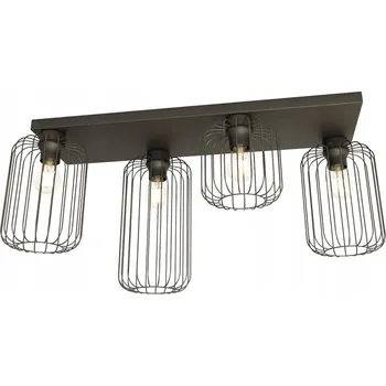 Emibig BARN 4 BL Stropní Stropní Svítidlo / stropní svítidlo, Ocel, práškově lakovaná, černá 15